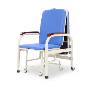 Tıbbi ekipman yüksek kalite çelik boru katlanabilir eşlik sandalye - Product Image 3
