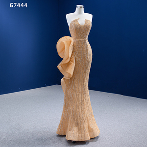 Robes de bal Jancember RSM67444, robes élégantes sans manches, robes de soirée pour femmes, robes de créateur pleines de perles - Product Image 6