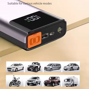 Démarreur de <span class=keywords><strong>voiture</strong></span> portable 12V avec <span class=keywords><strong>batterie</strong></span> au lithium 10000mAh, lampe torche LED et crête de 1500A – <span class=keywords><strong>Batterie</strong></span> de secours pour démarrage d'urgence - Product Image 5