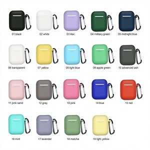 Funda Protectora de Silicona Anti-caídas para Auriculares Apple <span class=keywords><strong>AirPods</strong></span> 1 2 3 <span class=keywords><strong>Pro</strong></span>, Portátil con Gancho - Product Image 2