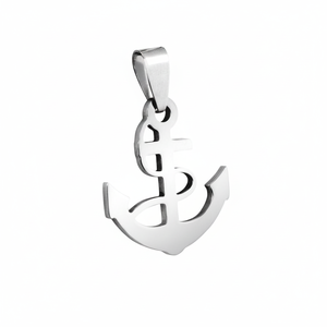 Ciondolo Ancora in Acciaio di Seconda Qualità - Categoria Prodotti Ciondoli e Charms - Product Image 2