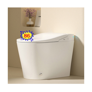 Wholesale <strong>Bathroom</strong> Accessories <strong>Floor</strong> <strong>Mounted</strong> Seat Heating Intelligent Toilet <strong>Bidet</strong> One Piece Ceramic Toilet - Product Image 1