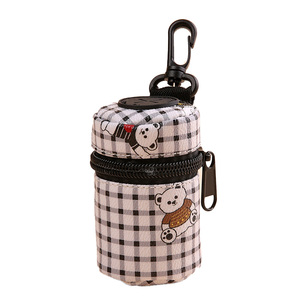 Portable Dog Poop <b>Bag</b> Carrier - Lightweight Zippered Pet Waste <b>Bag</b> <b>Holder</b> for Walking - Product Image 3