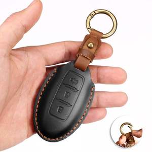 เคสกุญแจขายดีที่สุด เหมาะสำหรับนิสสัน เอ็กซ์เทรล, เทียน่า, ทีด้า, ซิลฟี่, คัชไค, และมูราโน่  ปลอกกุญแจหนังแท้ - Product Image 3