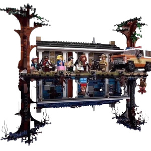 Cross-Border 96568 Creative Street View MOC pour Upside World, jouet de construction en plastique à petites pièces à assembler soi-même - Product Image 5