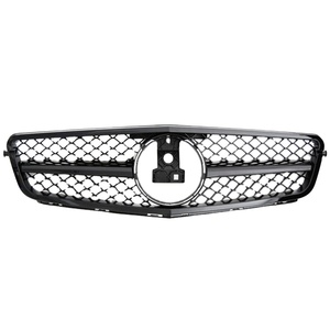 <span class=keywords><strong>Calandre</strong></span> avant en maille noire brillante de haute qualité, 1 fine de Grille, style <span class=keywords><strong>C63</strong></span>, pour Mercedes Benz <span class=keywords><strong>W204</strong></span> <span class=keywords><strong>AMG</strong></span> classe C de 2007 à 2014 - Product Image 1