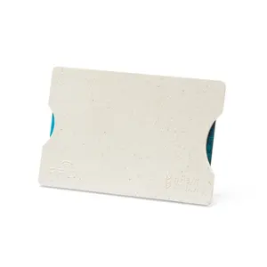 Portacarte RFID in fibra di grano, gadget sostenibili - Product Image 4