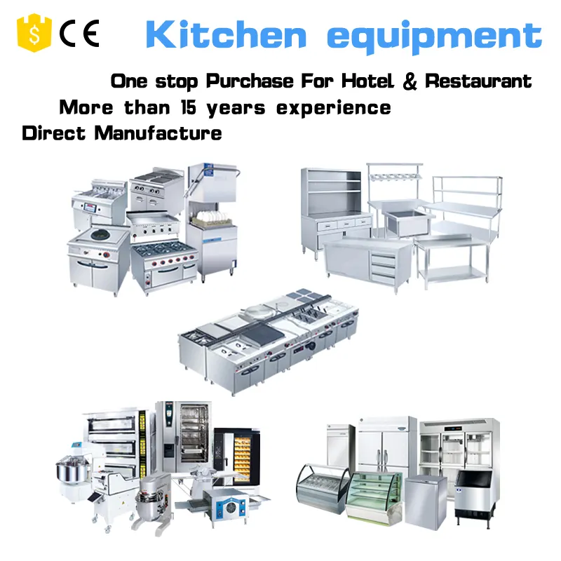 2024 new kitchen machines Commerical restaurant kitchen equipment and kitchen items full set supply