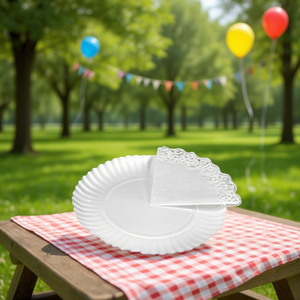 Disposable Paper Plates 21 Cm Eco Friendly Recyclable For Celebrations - Product Image 2