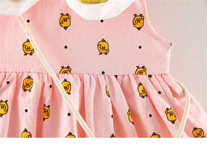 Robes de fête pour filles, style européen, nouvelle mode, motifs de canards de dessins animés, robes une pièce pour enfants - Product Image 5