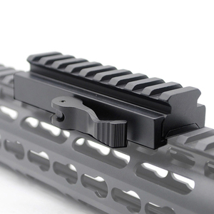 Support de rehaussement à dégagement rapide en alliage d'aluminium 20 mm à 9 fentes, personnalisé en usine, accessoire de connexion pour équipement de chasse et de tir - Product Image 6
