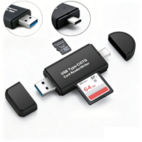 Lecteur de cartes USB 3.0 multi-types C en gros, lecteur/graveur de cartes SD TF intelligent pour accessoires de téléphone portable, PC et ordinateur portable