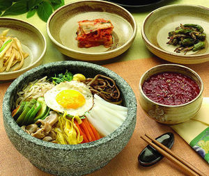 Ciotola Dolsot bibibimbap coreana da 18CM pentola in pietra da cucina coreana in vendita - Product Image 5