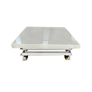 Plateforme élévatrice à ciseaux mobile de 150 kg, 200 kg, 300 kg, table hydraulique à pousser avec roues - Product Image 6