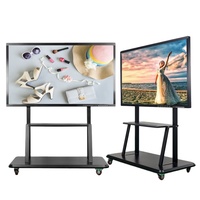 Écran led tactile connecté tout-en-un, moniteur led interactif 2k ir, 43 pouces, 20 points
