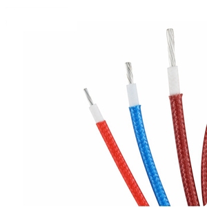 Fil tressé En Caoutchouc Isolé En Fiber De Verre Vw-1 Silicone Étamé Fil De Cuivre Haute Température 150mm 35mm Stranded Tous Les Couleurs UL 758 MYSUN - Product Image 4