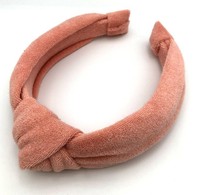 Nouveau bandeau noeud éponge en coton pour spa de lavage du visage