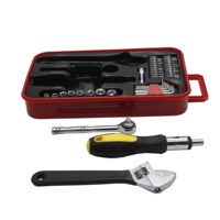 Juego de Herramientas Manuales de 38 Piezas para Reparaciones en el Hogar y Taller, Juego de Destornilladores y Llaves con Estuche, Regalo Promocional
