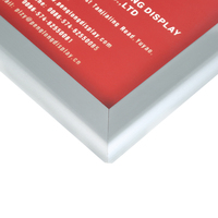 Cadre à pression en aluminium brossé et métal décoratif de taille normale respectueux de l'environnement cadre de peinture pour affiche mince 50x70CM 70x100CM