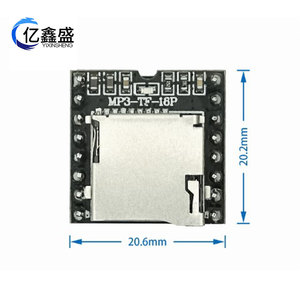 <b>Mini</b> Mp3 Player Dfplayer Module Tfs Card Support Audio Output For Diy Projects <b>Robotics</b> Embedded Systems - Product Image 5