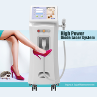Machine à diode laser d'épilation Alexandrite multi-longueurs d'onde avec refroidissement par air/eau/semi-conducteur et écran tactile HD 15,6 pouces