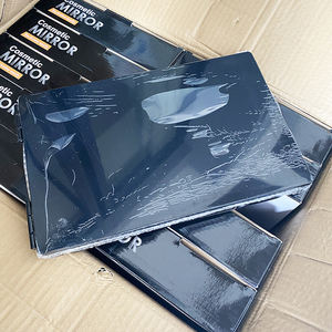 Espejo de maquillaje con luz Led, espejo personalizado para peluquería, 360 plegable, corte de pelo, logotipo de corte automático, espejo de 3 vías - Product Image 5