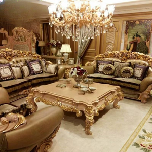 OE-FASHION Comfort squisito: divano personalizzabile con lamina d'oro e velluto giallo ricco | Divano singolo in legno massello realizzato a mano - Product Image 6