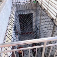 Nœud blanc fort robuste filet de sécurité bâtiment pour la protection filet de sécurité remorqueur bâtiment de bateau sélection de taille multicolore