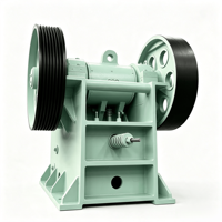 Concasseur à mâchoires PE400x600, contrôlé par PLC, moteur diesel, 60 T/H, taille d'alimentation 340 mm, pour l'extraction de minerai de fer et de béton
