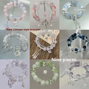 चीनी शैली की तितली प्राकृतिक पत्थर की एक ही शैली की महिलाओं की छाप हल्की लक्जरी आला उच्च अंत स्वभाव - Product Image 6