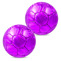 Ballon de football scintillant taille 2 pour tout-petits, mini ballon de football d'intérieur, petit ballon de football pour l'entraînement sportif en extérieur