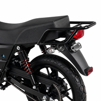 Moto électrique de banlieue avec système de remplacement de batterie 72V et écran LED pour la livraison sur le marché africain
