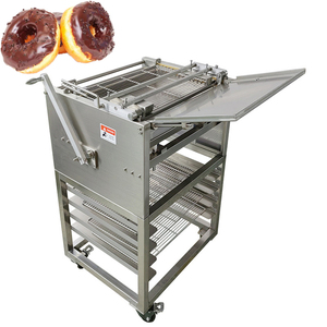 Máquina Automática para Glasear y Recubrir <span class=keywords><strong>Donuts</strong></span> al <span class=keywords><strong>por</strong></span> <span class=keywords><strong>Mayor</strong></span>, 12-20 piezas/lote, Máquina para Bañar en Chocolate y Glasear - Product Image 1
