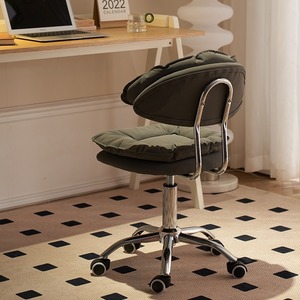 <span class=keywords><strong>Chaise</strong></span> de maquillage ergonomique <span class=keywords><strong>pour</strong></span> la chambre à coucher et le bureau avec rotation Lift Work Relaxation Modern Design Style Swivel Chair Made Steel Metal - Product Image 6