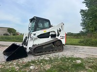 Chargeuse compacte BOBCAT T770 d'occasion incroyablement efficace, 5 tonnes, petite chargeuse bobcat d'occasion avec système d'exploitation flexible