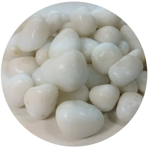 <strong>Direct</strong> Factory Sale Snow White Pebble Stone for Garden &amp; Villa Landscaping Small White Grave Pebbles From Nanjing - Product Image 2