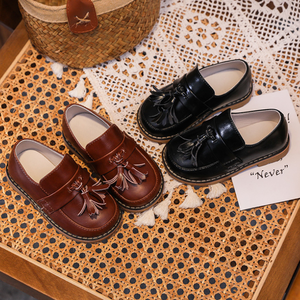 Mocasines Casuales de Cuero Suave con Suela Flexible para Niños y Niñas Pequeños - Product Image 3