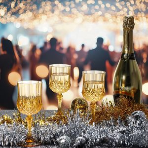 <span class=keywords><strong>Verres</strong></span> à vin vintage jaunes en plastique de 210 ml (7 oz), <span class=keywords><strong>verres</strong></span> à boire incassables, verrerie de mariage, gobelets à <span class=keywords><strong>eau</strong></span> en cristal - Product Image 5