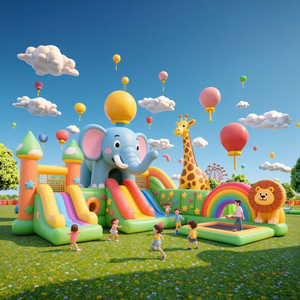 Château <span class=keywords><strong>gonflable</strong></span> commercial pour intérieur et extérieur, château <span class=keywords><strong>gonflable</strong></span> géant, aire de jeux, <span class=keywords><strong>parc</strong></span> à thème - Product Image 4