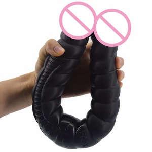 FAAK Super Long <b>Dildo</b> 16inch Screw Flexible Pussy Lesbian Masturbate Sex Toys Penis Double Sex for Women - Product Image 1