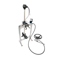 Nouveau bateau gonflable électrique en aluminium durable avec un puissant moteur hors-bord sans balais 24V, capacité de 50 à 180 livres pour une utilisation marine et nautique