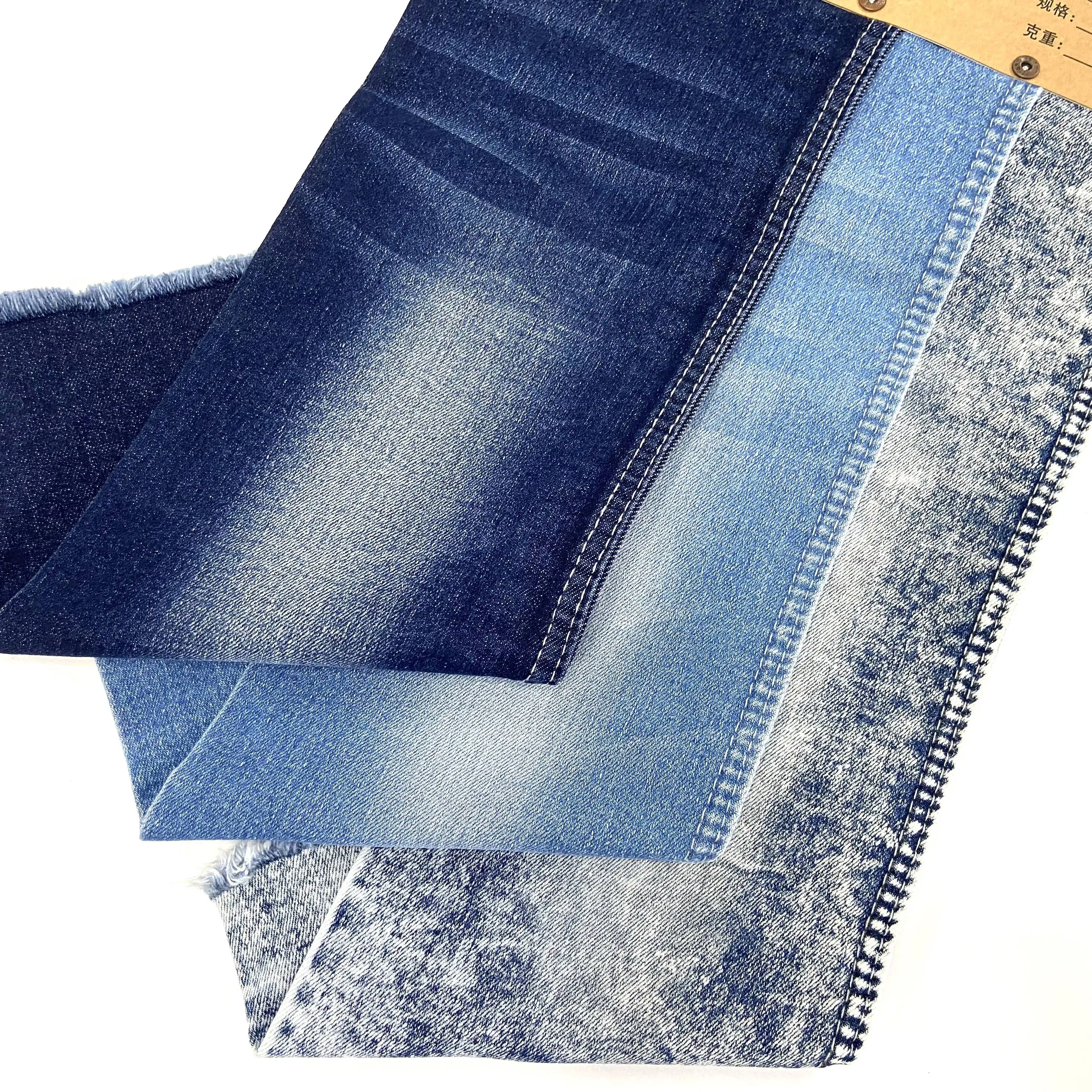 C Baumwolle Denim Jeans Textil stoff aus 11 Unzen Lager erhältlich gewaschen oder ungewaschen geeignet für Bekleidungs hersteller