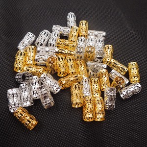 16/8mm 1000pcs 컬러 헤어 dread dreadlock 구슬 조절 커프 클립 8mm 구멍 클립 헤어 스타일링 diy 뷰티 아프리카 헤어 - Product Image 2