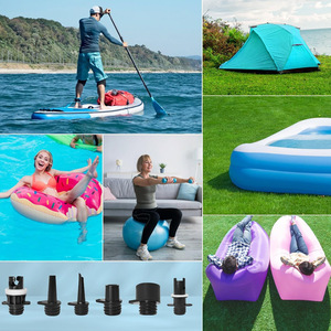 Adaptateur de valve pneumatique pour bateau gonflable LCO-SPORT SUP, ensemble de 6 pièces, multifonctionnel pour paddle board, bateau, canapé, matelas, tente, ballon de yoga - Product Image 2