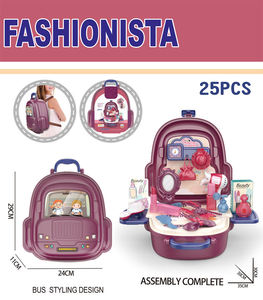 Set de Maquillaje de Juguete para Niñas, 25 Piezas, Mochila, Disfraces, Juego de Roles, Regalo Educativo, Certificado EN71 - Product Image 3