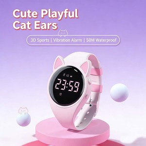 Reloj para Niñas, Modelo <span class=keywords><strong>2021</strong></span>, Pantalla AMOLED, Resistente al Agua 5 ATM, con Ranura para Tarjeta <span class=keywords><strong>SIM</strong></span>, Correa de Goma - Product Image 5