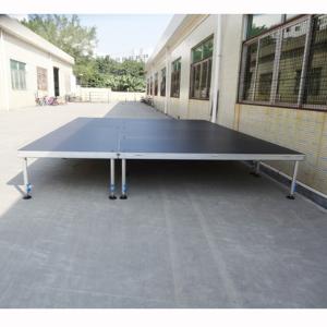 Escenario Portátil de Aluminio Ligero y Ajustable en Altura para Conciertos, Fácil de Montar y Desmontar - Product Image 2