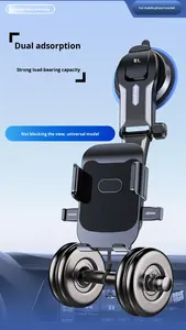 <span class=keywords><strong>Support</strong></span> de téléphone pour voiture 2025 Ultra-stable Sortie d'air Ventouse Montage Tableau de bord Pare-brise <span class=keywords><strong>Écran</strong></span> horizontal <span class=keywords><strong>vertical</strong></span> <span class=keywords><strong>Support</strong></span> rotatif - Product Image 6