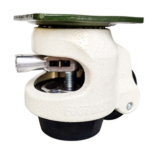 Roue pivotante à cliquet en alliage d'aluminium robuste, réglable, avec frein, <span class=keywords><strong>pour</strong></span> <span class=keywords><strong>table</strong></span> <span class=keywords><strong>de</strong></span> travail - Product Image 3