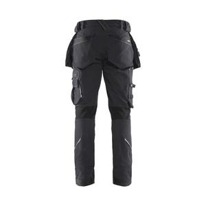 BLAKLADER - 199816449899C54 Pantalon Craftsman extensible dans les 4 sens X1900 Gris foncé/Noir-PANTALON DE TRAVAIL EAN 7330509686683 - Product Image 2